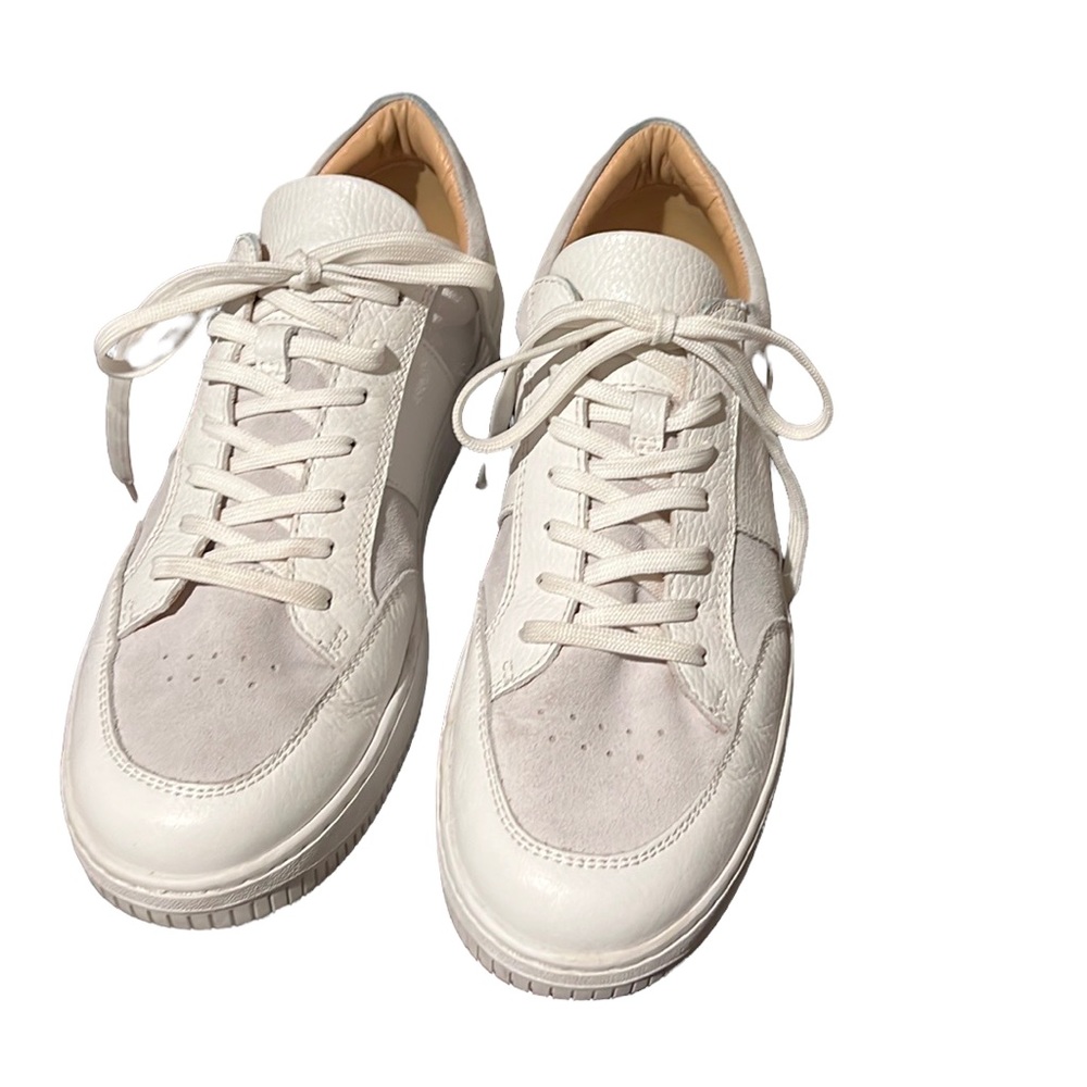 H&M leather white sneakers